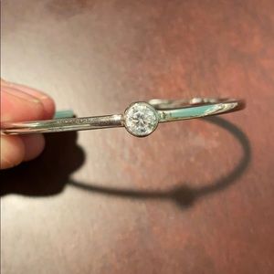 Simple silver bracelet